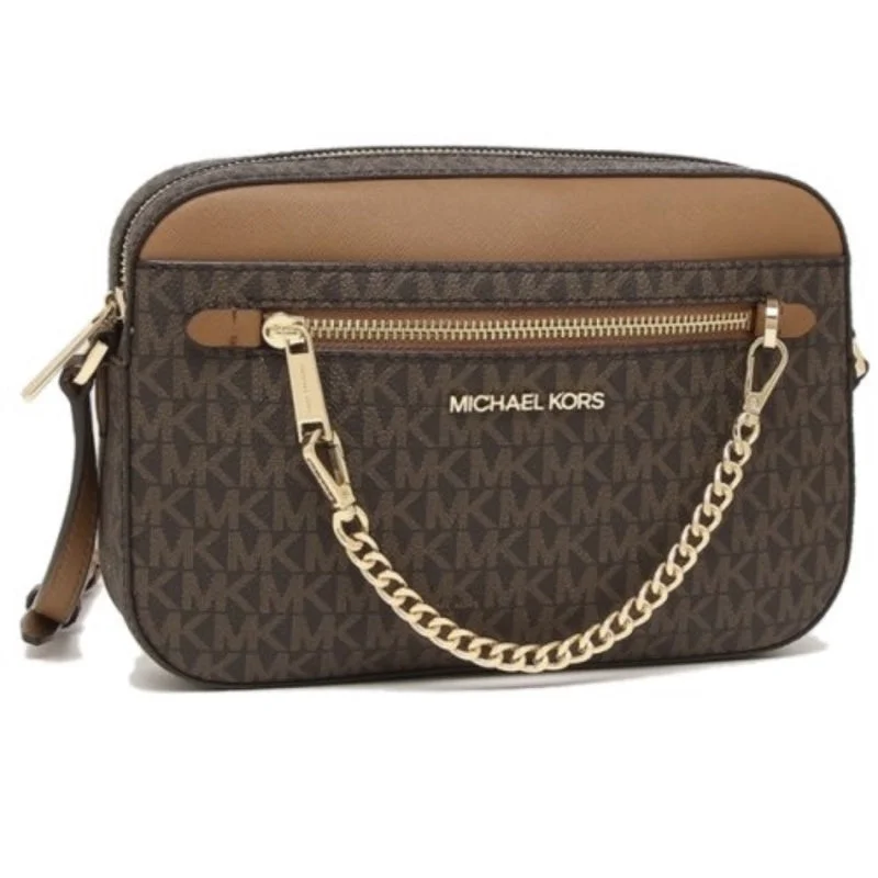 Michael Kors Large East West Zip Chain Crossbody