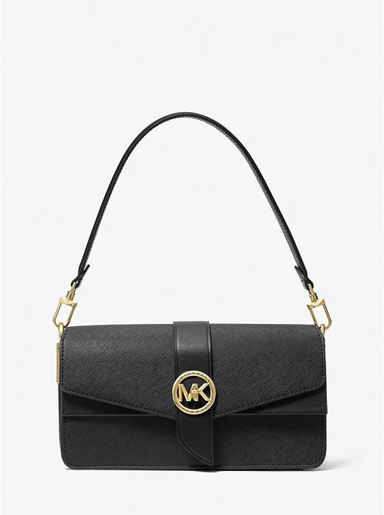 Michael Kors Greenwich Medium Saffiano Leather Shoulder Bag