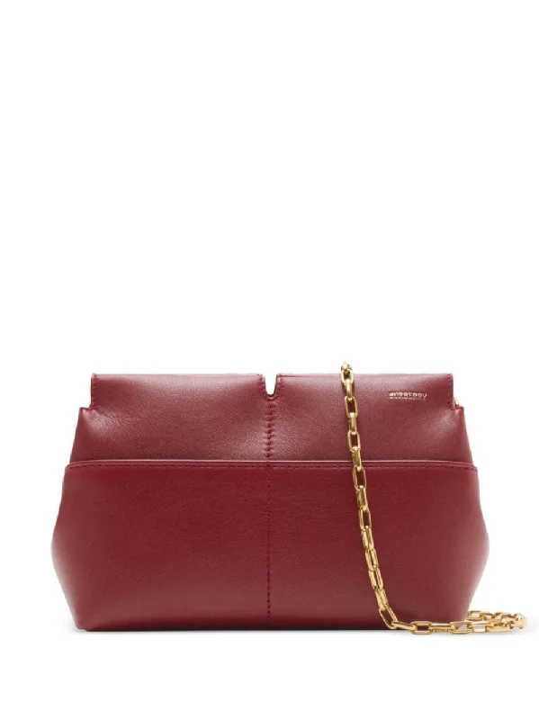 Women's Snip Clutch Chain Bag in Ruby | 8095363159923