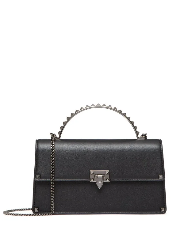 Women's Rockstud Mini Bag in Nero | 5W0P0AG5VBL