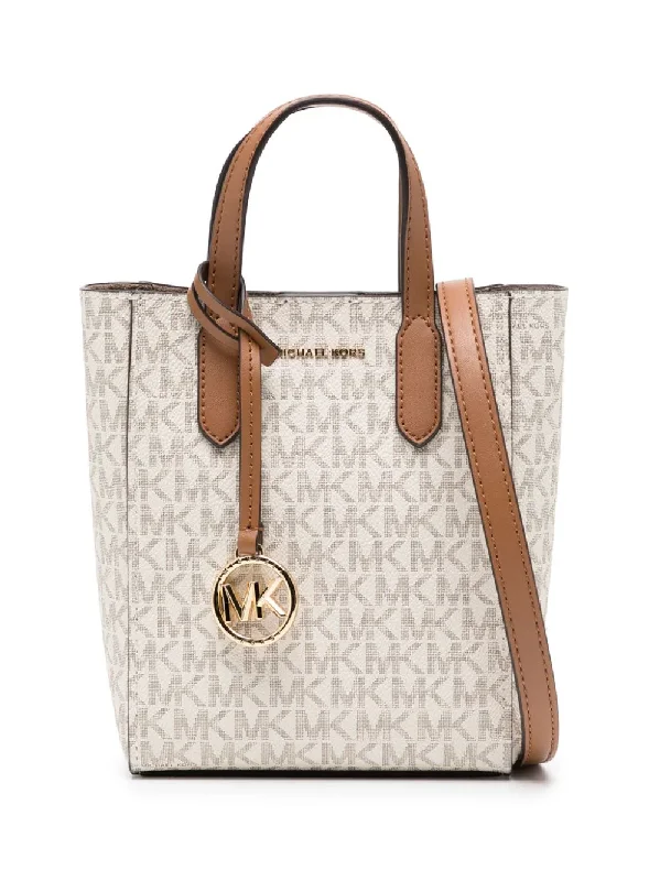 Michael Kors Sinclair Mini Logo Crossbody Bag-Vanilla