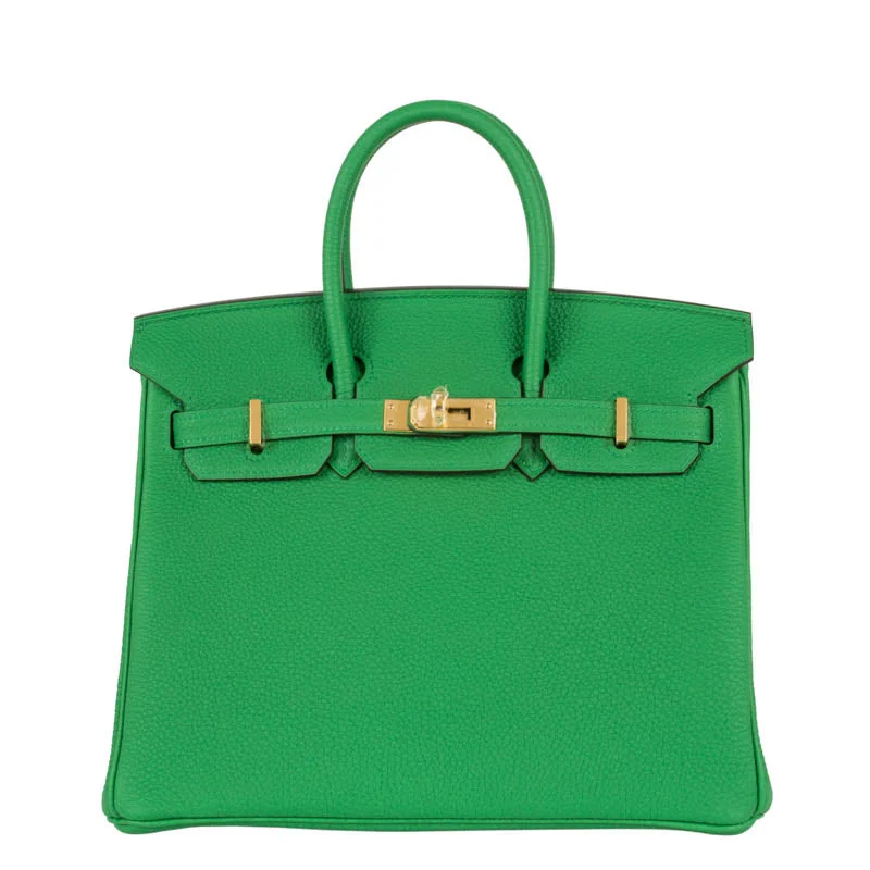 Hermès 25cm Birkin Bambou Togo Leather Gold Hardware