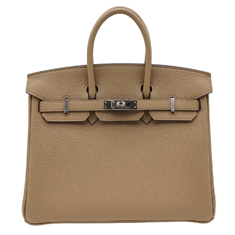 Hermès 25cm Birkin Beige Marfa Togo Leather Palladium Hardware