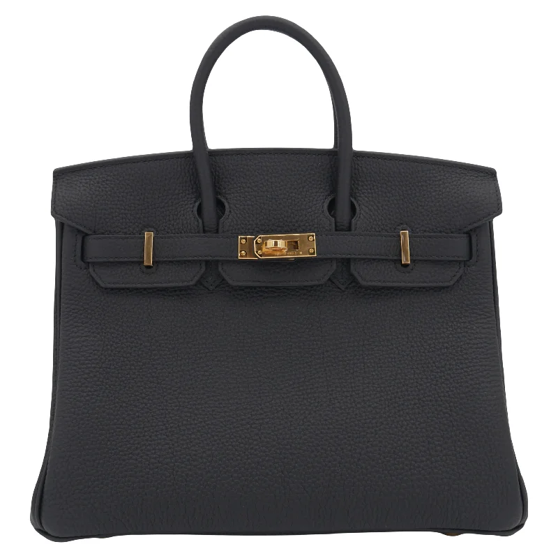 Hermès 25cm Birkin Black Togo Leather Gold Hardware