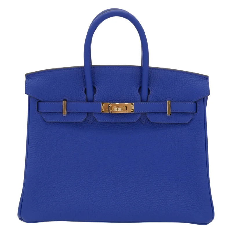 Hermès 25cm Birkin Bleu Royal Togo Leather Gold Hardware