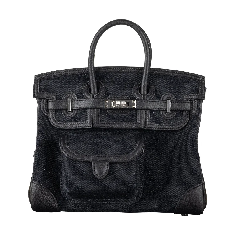 Hermès 25cm Birkin Cargo Black Palladium Hardware