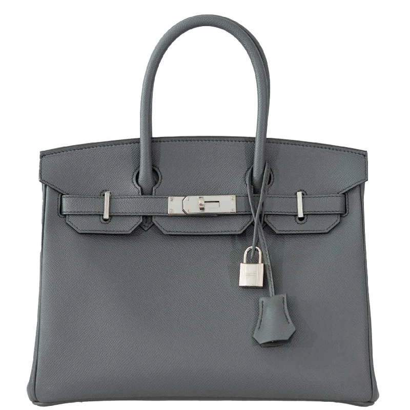 Hermès Birkin 30 Vert Amande Epsom with Palladium Hardware - 2019, D