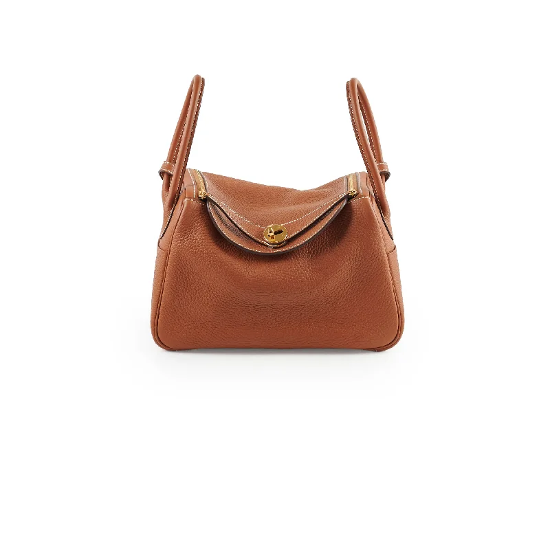 Hermes Lindy 26 Gold Clemence A Stamp