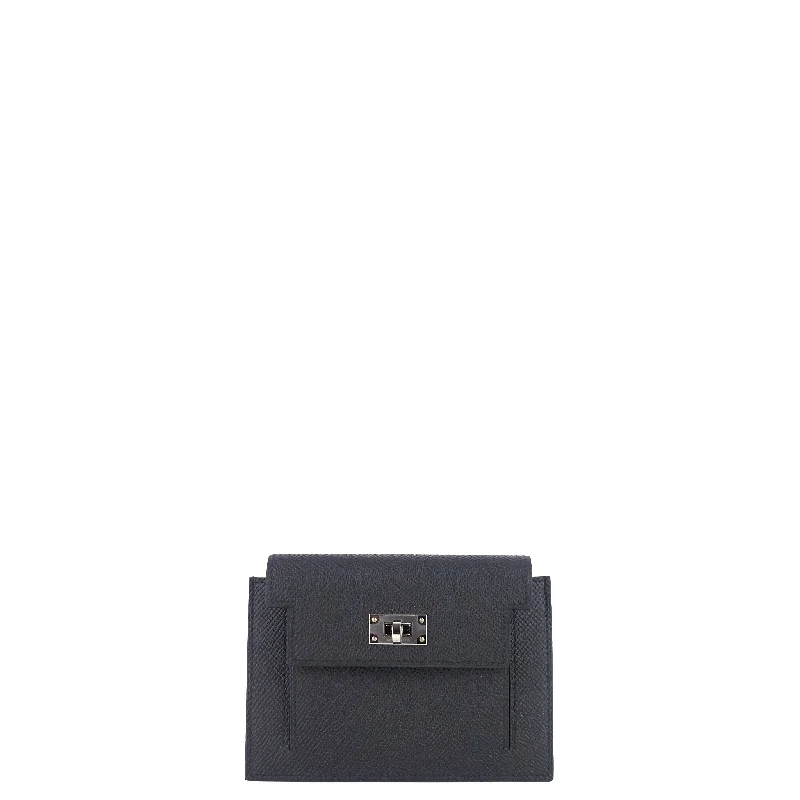 Kelly Epsom Leather Compact Wallet